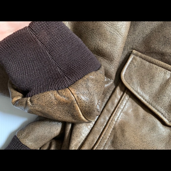L.L Bean Jacket Leather Vintage 44 - Picture 2 of 7